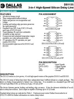 DS1135U-8+ example schematic