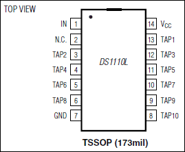 DS1110LE-500+T&R example schematic